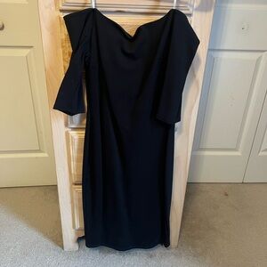 Lulu's Chic Black One-Shoulder Dress